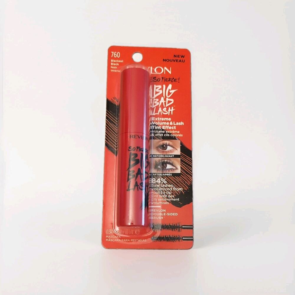 Revlon So Fierce! Big Bad Lash Mascara #760 Blackest Black Extreme Volume Lash